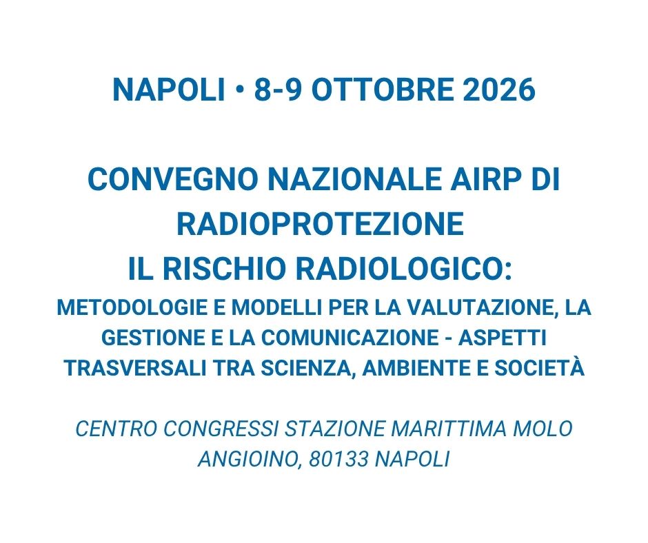Emme Esse sponsor del Convegno Nazionale AIRP di Radioprotezione